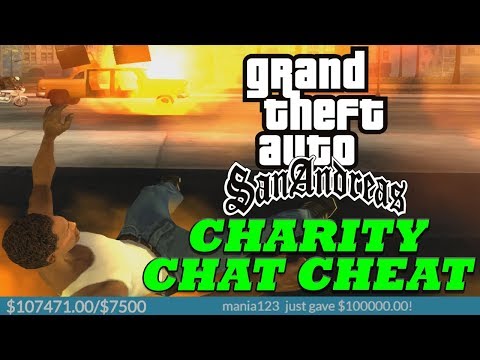Viewers Control The Cheats During GTA San Andreas Speedrun! - Raising Money For Charity!
