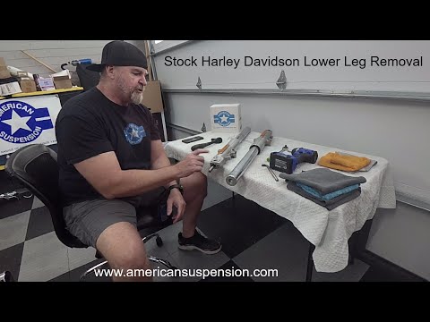 Stock Harley Davidson Lower Leg Removal