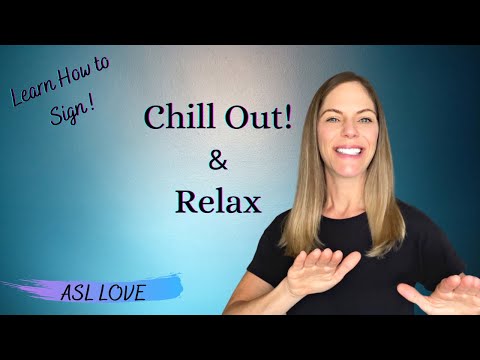 How to Sign Calm Down in Auslan