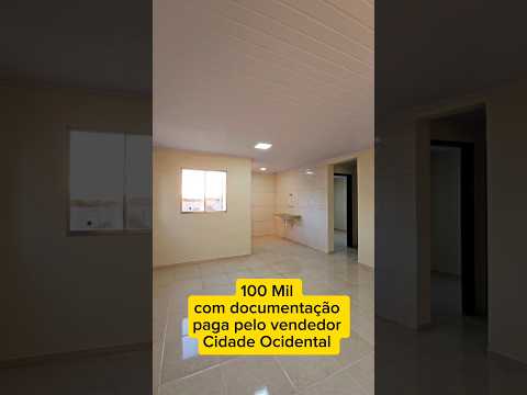 Apartamentos 2/4 com suíte, documentação grátis, Cidade Ocidental GO.