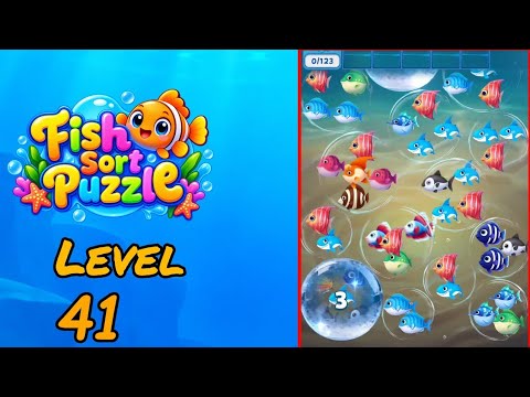 Fish Sort Puzzle Level 41 Walkthrough thumbnail