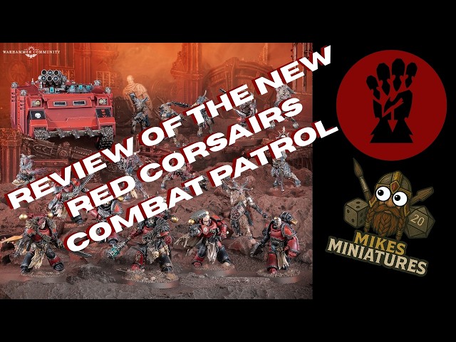 Vídeo relacionado con Games Workshop - Warhammer 40K - Chaos Space Marines - Red Corsairs Combat Patrol 2026