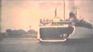 Ferry Enters Cobourg Harbour