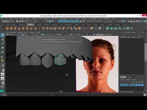 Learn Maya Character Head Modeling for Beginners