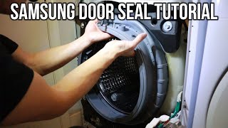 Samsung Washer Door Boot Seal Replacement Tutorial DC64-02792A