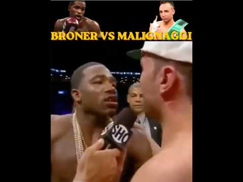 Broner vs Malignaggi(I took his belt and his girl)
