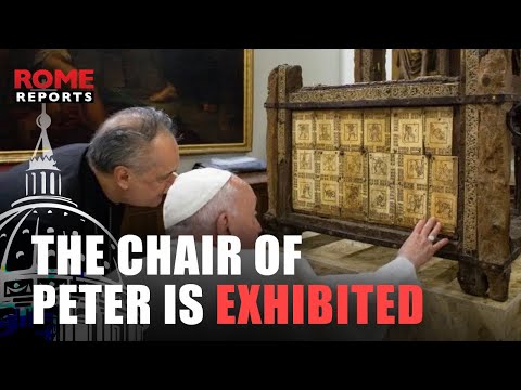 The Chair of Peter, kept inside Bernini's work, is exhibited at the Pope's request