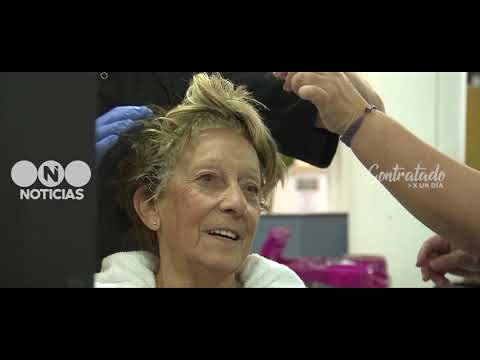 Roberto Funes Ugarte #ContratadoXUnDía en una peluquería de mujeres