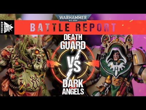 Death Guard vs Dark Angels 2000pts | Warhammer 40,000 Battle Report