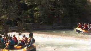 preview picture of video 'Rafting et Canoraft à Serre Chevalier et Briancon sur la Guisane'