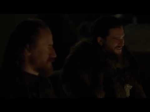 Game Of Thrones 8x02 - Sam, Jon And Edd Talk (GHOST IS HERE)