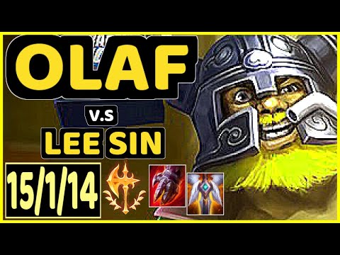 DJOKO (OLAF) vs LEE SIN - 15/1/14 KDA JUNGLE CHALLENGER GAMEPLAY - EUW