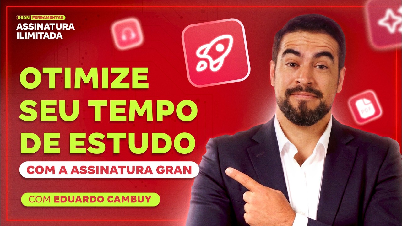 Como Estudar Mais em Menos Tempo para Concursos com as Ferramentas Assinatura Gran
