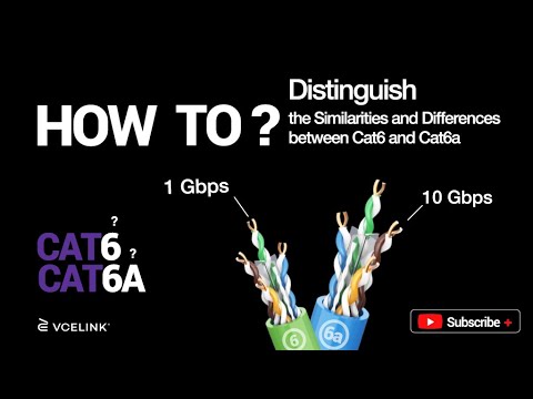 Cat6 vs Cat6a: The Similarities and Differences. | VCELINK