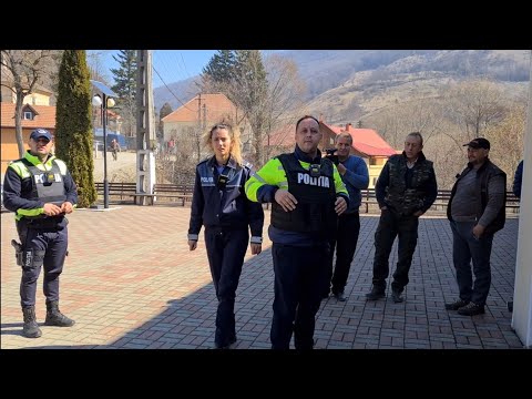 Revoluția aghiotanților din Cornereva ! Activistul și Geană au scăpat cu poliția112!