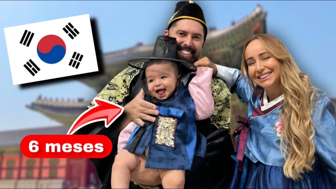 FOMOS PARA COREIA COM NOSSO BEBÊ DE 6 MESES 🇰🇷🫰🏻 Fabiola Melo, Samuel e Efraim