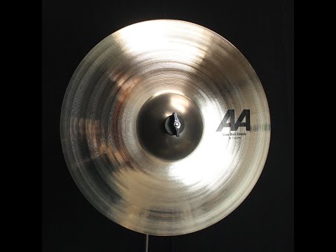 Sabian 16" AA Raw Bell Crash Brilliant - 978g (video demo) Bild 2