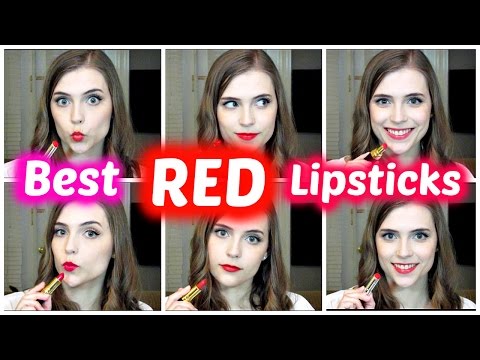 Favorite RED Lipsticks: the awards! revlon, smashbox, chanel, my top 5 Video