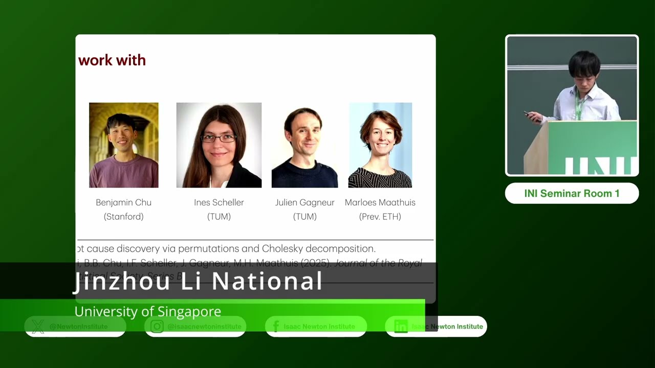 Dr. Jinzhou Li | Root Cause Discovery via Permutations and Cholesky Decomposition