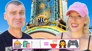 OUR CLOSEST GAME EVER: A Randomizer Chose Our Day In Epic Universe | Universal Orlando