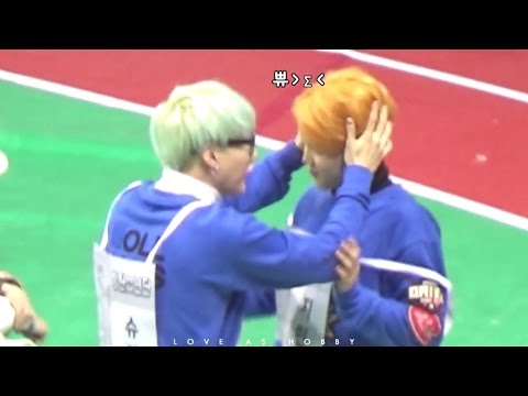 160118 BTS Jimin and Suga Moment at ISAC