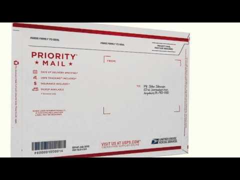 Part of a video titled HOW TO ADDRESS A PACKAGE - YouTube