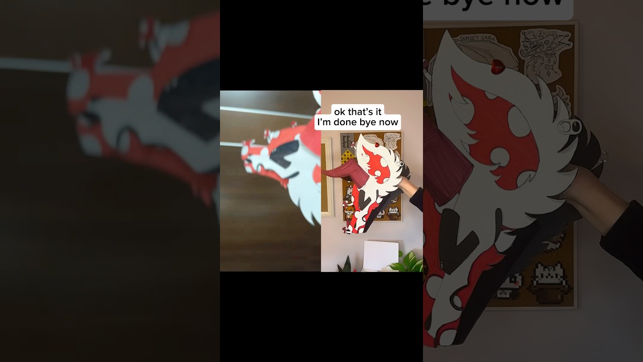 Copies Of Shroomie 😔👍 #paperart #papercrafts #paperdragon #shorts #foryou #trending #trend #video