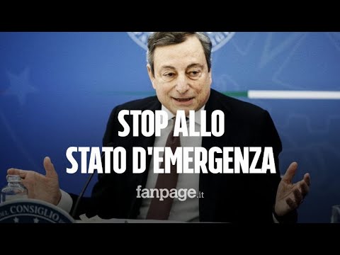 Il governo ha deciso di non prorogare lo stato di emergenza dopo il 31 marzo 2022