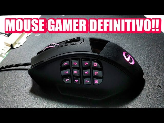 Vídeo relacionado con UtechSmart Ratón láser para Juegos MMO, Venus RGB LED MMO Mouse, de Alta precisión (18 Botones programables, 16400 dpi)
