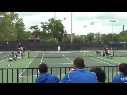 Match point at #3 singles for Stephen Hoh - Illinois/Georgia State