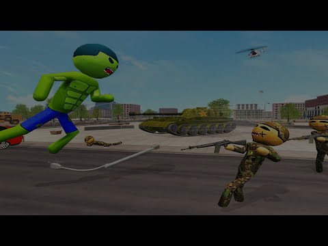 stickman incredible monster hero city rampage gameplay