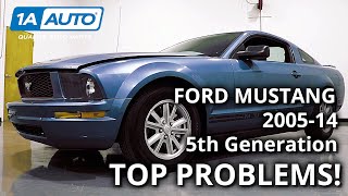 Top 5 Problems Ford Mustang Coupe 5th Generation 2005-14
