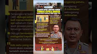 Anggota DPRD Lampung Tengah Tembak Kepala Warga dalam Prosesi Pernikahan