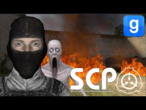 SCP 096 VS SCP Guards SNPC Fight GMOD NPC ARENA