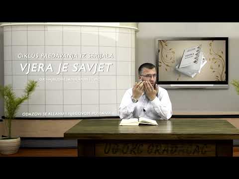Odazovi se Allahu i Njegovom poslaniku / Vjera je savjet 5. predavanje / dr. Hajrudin Ahmetović