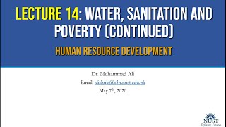 HRD Lecture 14 Poverty Water Sanitation