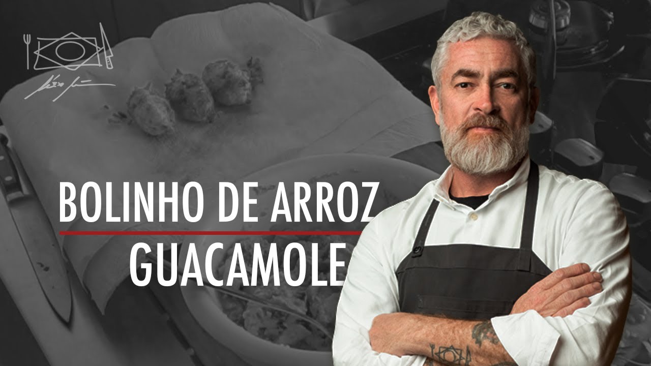 Bolinho de Arroz e Guacamole por Alex Atala