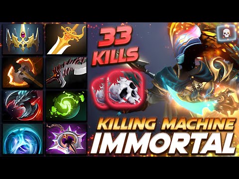 Phantom Assassin 33 KILLS KILLING MACHINE Immortal Rank - Dota 2 Pro Gameplay [Watch & Learn]