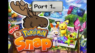 New Pokemon Snap Gameplay Walkthrough - moose - PART 1! - Florio Nature Park - Nintendo Switch