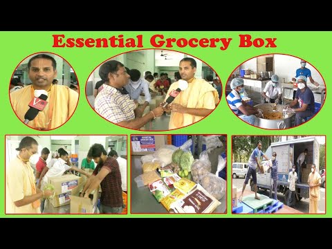 The Akshaya Patra Foundation Face to Face Distribution Essential Grocery Box  in Visakhapatnam,Vizagvision..