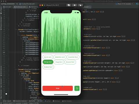 All Sorting Algorithms Visualisation With Flutter Flutter Flutterdeveloper
