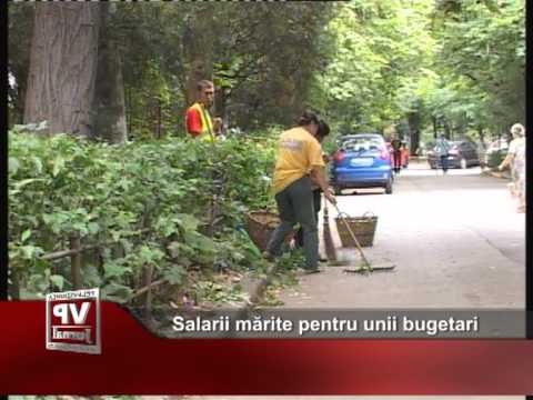 Salarii mărite pentru unii bugetari