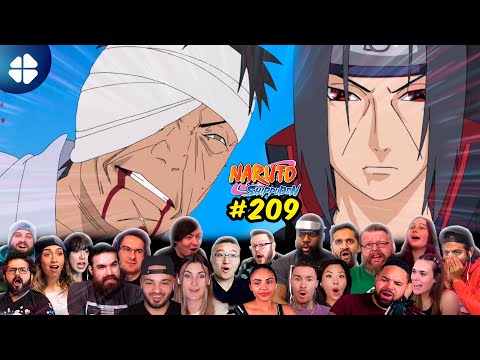 Shippuden Episode 209 Mega Reaction Mashup | ナルト 疾風伝] [海外の反応]