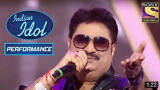 Kumar Sanu और Alka yagnik का live performance'Mera dil bhi kitna pagal hai' Indian Idol season 10