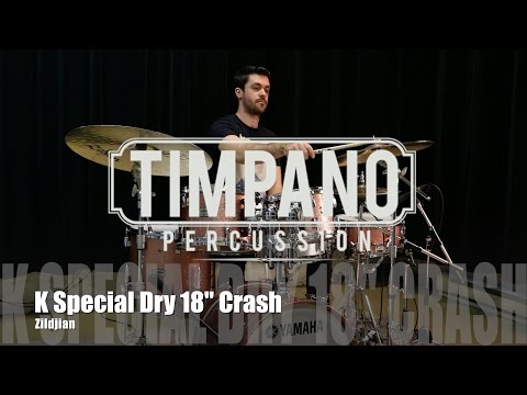 Zildjian K Special Dry 18" Crash played by Dominic Cloutier