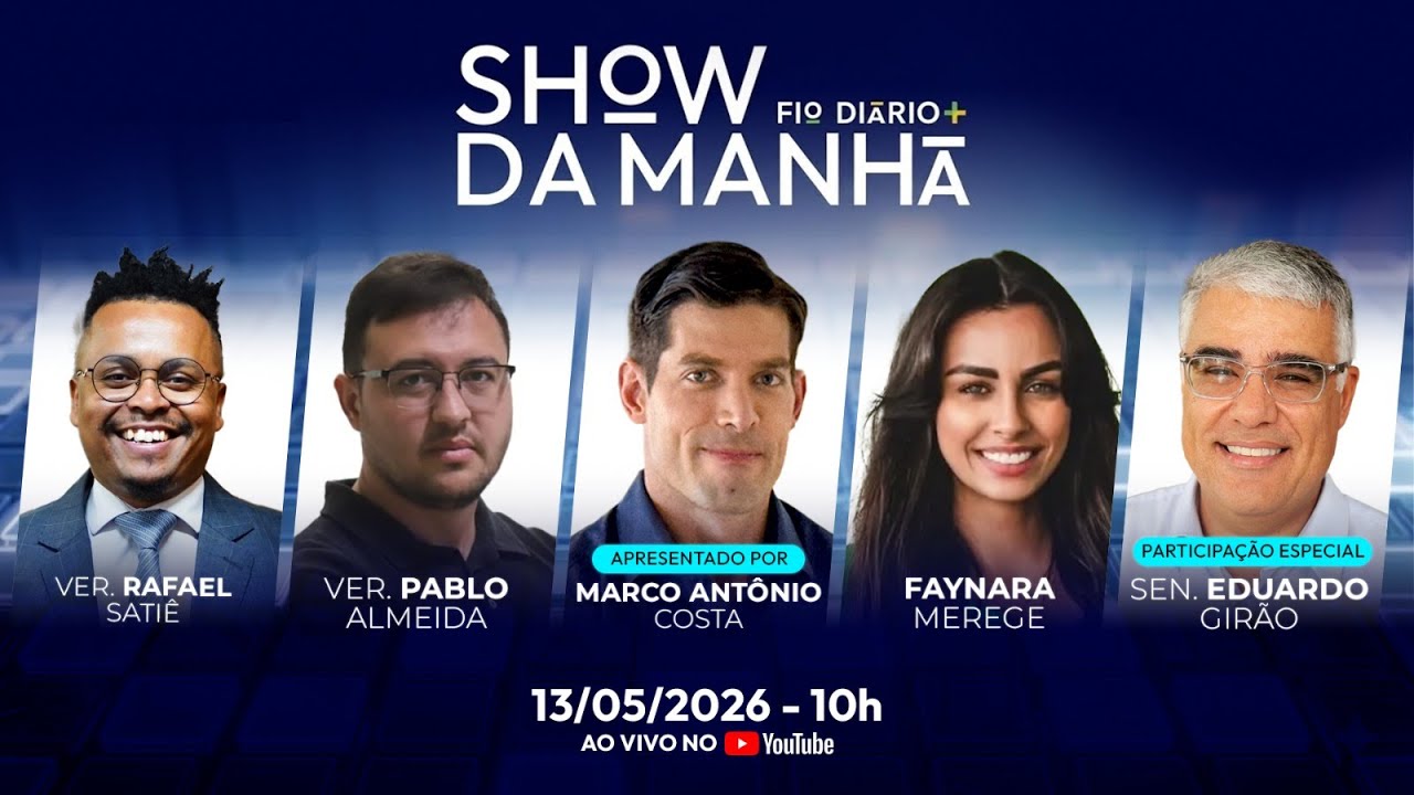 SHOW DA MANHÃ - NUNES MARQUES OU MORAES: QUEM VAI MANDAR NO TSE? - 13/05/2026
