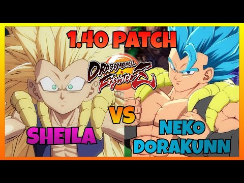 DBFZ 1.40 - SHEILA vs NEKODORAKUNN (Base Vegeta, Gotenks, Tenshinhan vs Gogeta Blue, Beerus, A. 21)