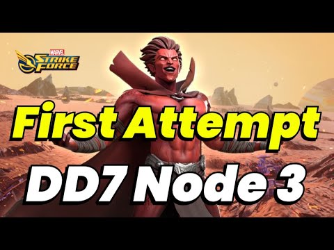 Dark Dimension 7: Node 3 FIRST ATTEMPT! SCARY NODE! MEPHISTO DD7 | MARVEL Strike Force - F2P