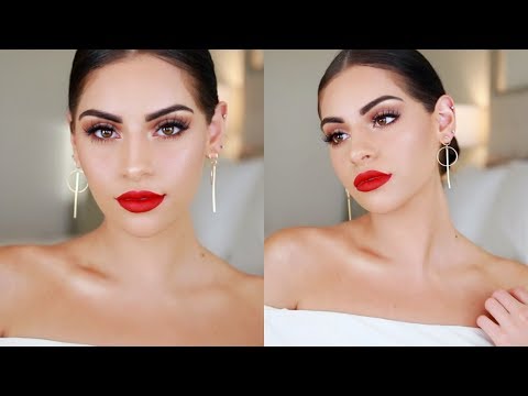 THE PERFECT VALENTINES DAY MAKEUP♡ RED LIP TUTORIAL