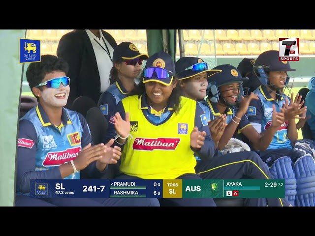 Highlights – Youth ODI | Sri Lanka Women’s U19 vs Australia Women’s U19 | #SLvAUS #YouthODI